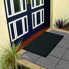Loop Carpet Rubber Backed Entrance Scraper Door mat (18" x 30", Charcoal) Entrance Rug Indoor/Outdoor Doormat, Shoe Scraper Entryway,Garage and Laundry room Floor Mat, Weather-Resistant   564142194